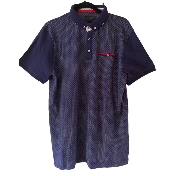 NWT Lloyd & Jefferson Short Sleeve Polo Men’s Shirt - Picture 1 of 8